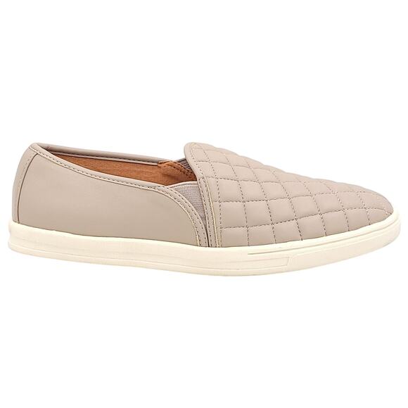Sun + Stone Women Slip On Sneakers Mariam 2 Size US 6M Taupe Quilted - Picture 2 of 5